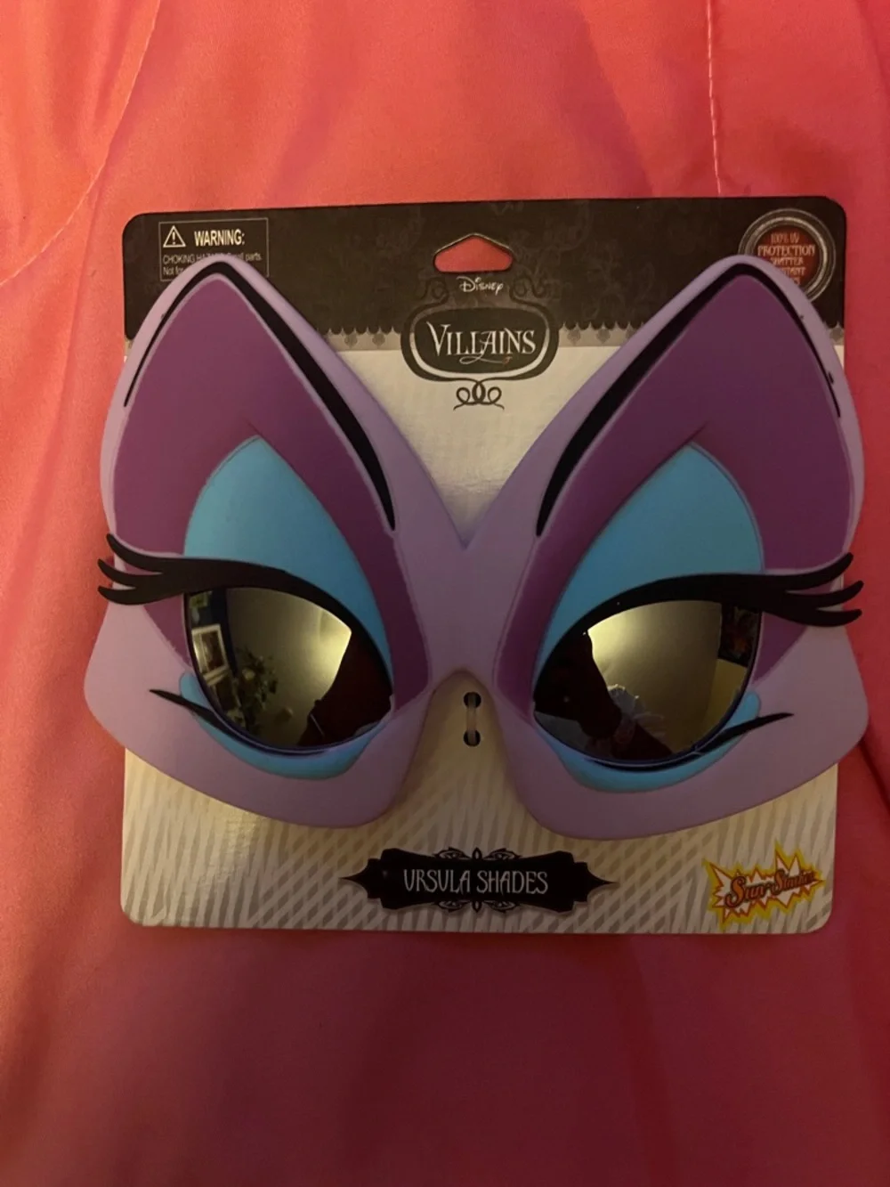 Disney Ursula-Inspired Novelty Sunglasses - Purple Aqua Halloween Costume Party